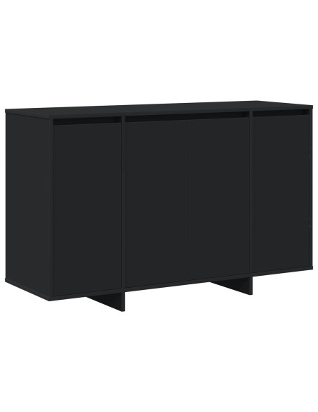 Credenza Nera Nero Legno ingegnerizzato 120 x 41 x 75 cm