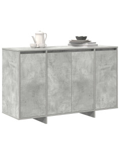 Credenza Grigio cemento 120 x 41 x 75 cm Legno multistrato
