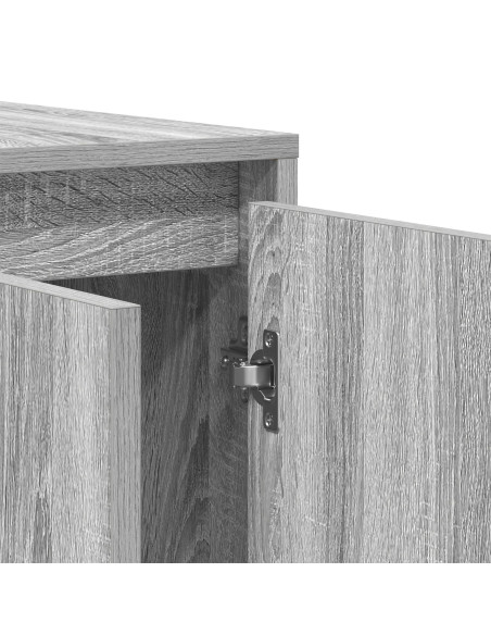 Credenza Grigia sonoma Legno ingegnerizzato 120 x 41 x 75 cm