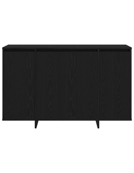 Credenza Nera in Rovere Rovere Nero Legno 120 x 41 x 75 cm