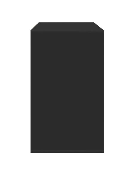 Credenza  Nera Legno Ingegnerizzato Credenza Rettangolare