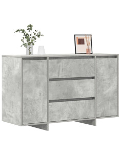 Credenza Grigio cemento 120 x 41 x 75 cm Legno multistrato
