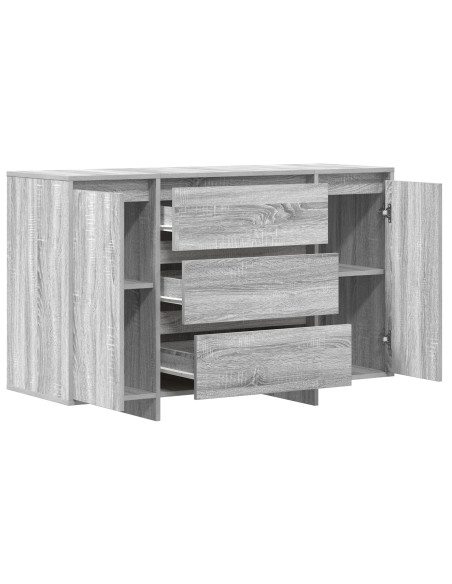 Credenza Grigio Sonoma 120 x 41 x 75 cm Legno multistrato