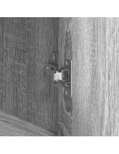 Credenza Grigio Sonoma 120 x 41 x 75 cm Legno multistrato 2