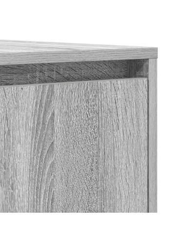 Credenza Grigio Sonoma 120 x 41 x 75 cm Legno multistrato