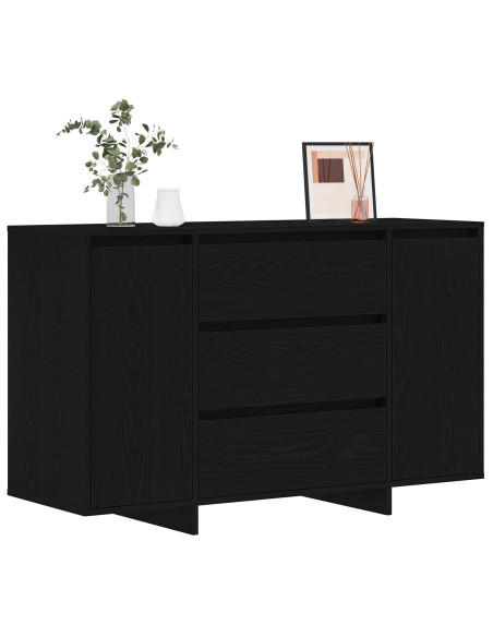 Credenza  Rovere nero Legno massello di rovere