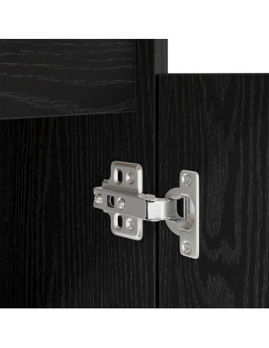 Scrivania Rovere nero 140 x 49 x 76 cm Legno multistrato