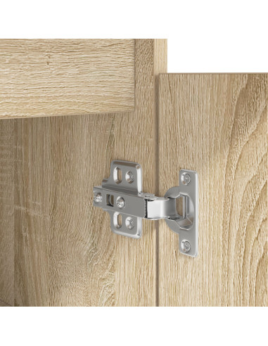 Scrivania rovere sonoma 140 x 49 x 76 cm Legno multistrato