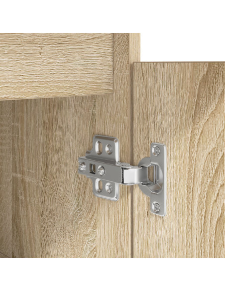 Scrivania  in Rovere Sonoma 140x49x76 cm in Legno Ingegnerizzato