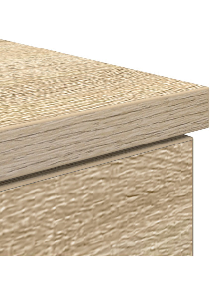 Scrivania  in Rovere Sonoma 140x49x76 cm in Legno Ingegnerizzato
