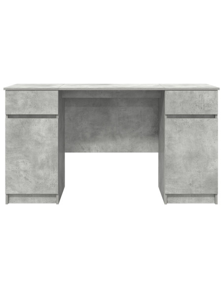 Scrivania Grigio cemento 140 x 49 x 76 cm Legno multistrato