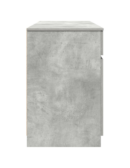 Scrivania  Grigio Cemento 140x49x76 cm Legno ingegnerizzato