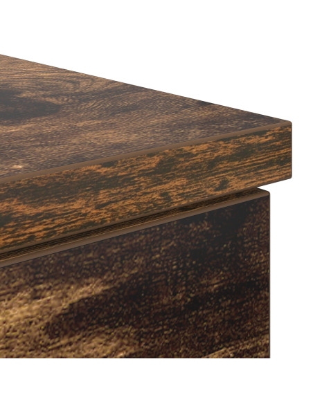 Scrivania Rovere fumo 140 x 49 x 76 cm Legno multistrato