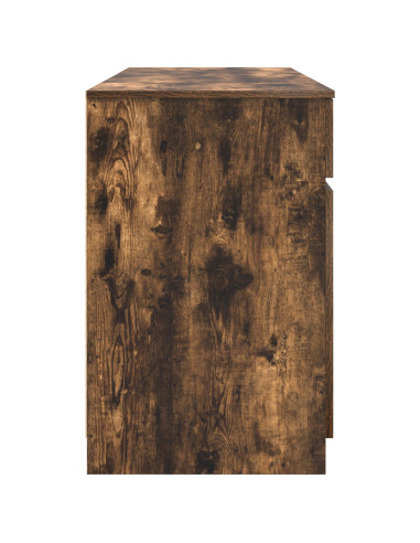Scrivania Rovere fumo 140 x 49 x 76 cm Legno multistrato