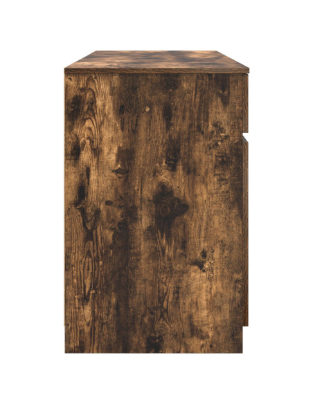 Scrivania Rovere fumo 140 x 49 x 76 cm Legno multistrato