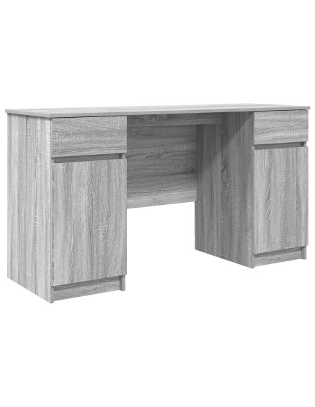 Scrivania  Grigio Sonoma 140x49x76 cm Legno ingegnerizzato
