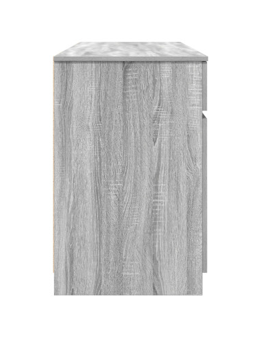 Scrivania Grigio sonoma 140 x 49 x 76 cm Legno multistrato