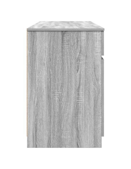 Scrivania Grigio sonoma 140 x 49 x 76 cm Legno multistrato