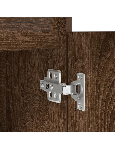 Scrivania  Marrone Rovere 140x49x76 cm Legno ingegnerizzato