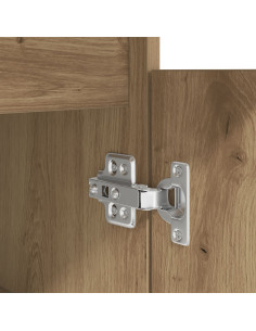 Scrivania rovere artigianale 140 x 49 x 76 cm Legno multistrato 2