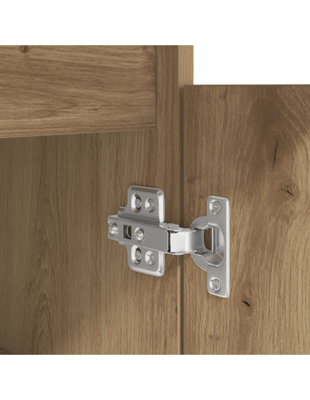 Scrivania  in Rovere Artigianale 140x49x76 cm Legno Ingegnerizzato