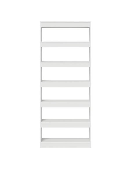 Libreria Bianca Bianca Legno ingegnerizzato 80 x 30 x 198 cm
