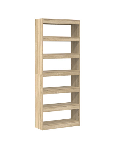 Armadio per Libri Rovere Sonoma 80 x 30 x 198 cm