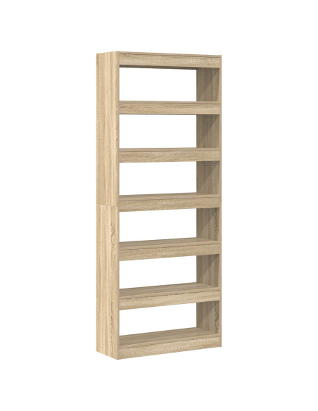Libreria in Rovere Sonoma Legno ingegnerizzato 80 x 30 x 198 cm