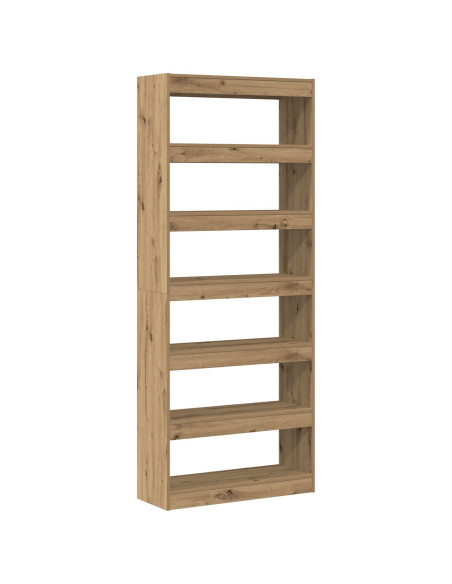 Armadio per Libri Rovere artigianale 80 x 30 x 198 cm