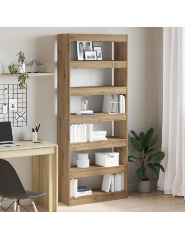 Armadio per Libri Rovere artigianale 80 x 30 x 198 cm