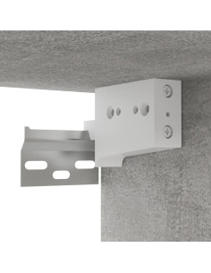 Mobile TV Parete Grigio Cemento 102x35x35 cm Legno Multistrato