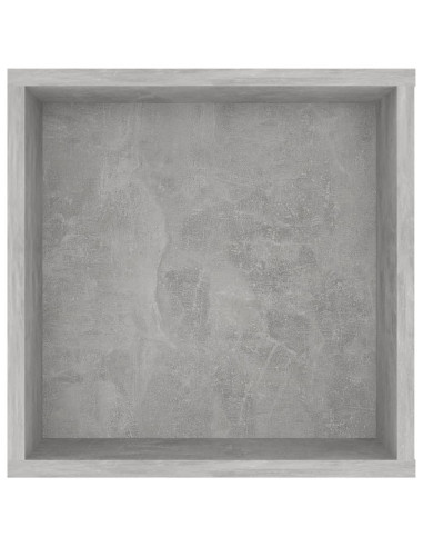 Mobile TV Parete Grigio Cemento 102x35x35 cm Legno Multistrato