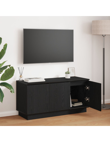 Mobile TV  Nero 100x38x49 cm Legno ingegnerizzato