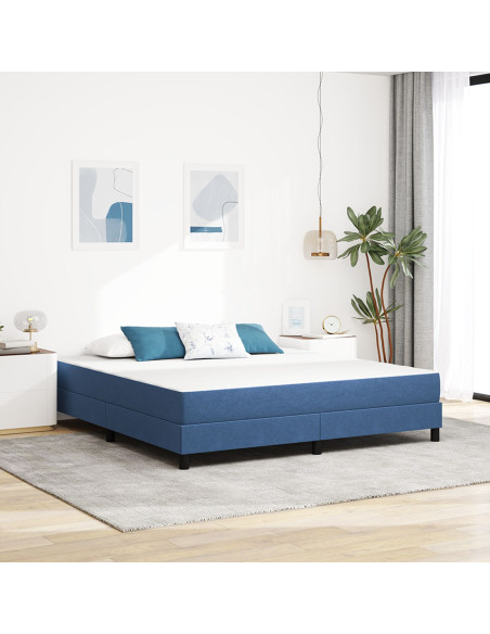 Materasso a Molle Pocket  Blu Medio 180x200x20 cm Tessuto