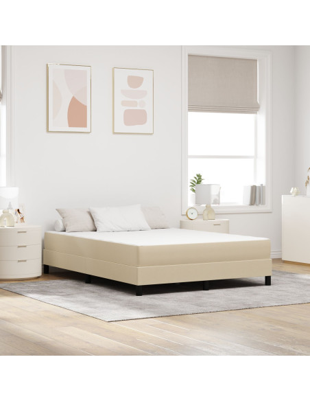 Materasso a Molle Insacchettate  in Grigio Verde Chiaro, Durezza Media, 140x200x20 cm Tessuto