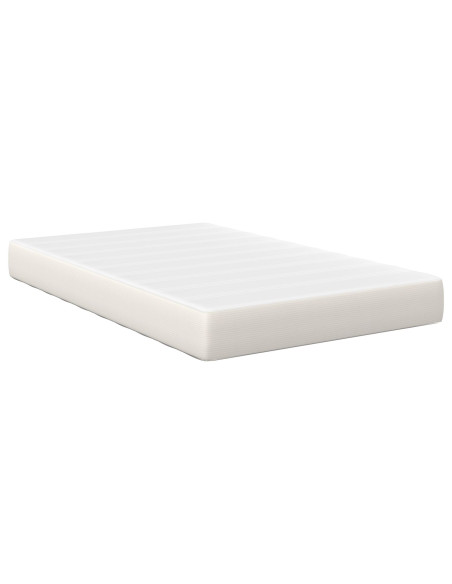 Materasso a molle pocket  crema medio 120x190x20 cm in tessuto