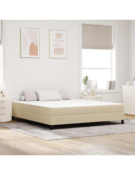 Materasso a molle Pocket  Verde chiaro e Grigio Medio 180x200x20 cm in Tessuto