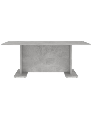 Tavolino Salotto Grigio Cemento 103,5x60x40cm Legno Multistrato