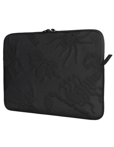 CUSTODIA RILIEVO SLEEVE MBA15 NERO INSETTI MACBOOK AIR 15 E NB14 TUCAN