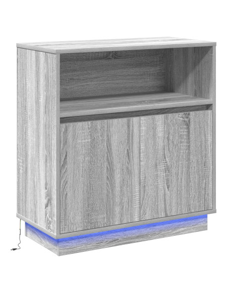 Buffets & Sideboards Grigio sonoma MDF Medio Stoccaggio Buffet