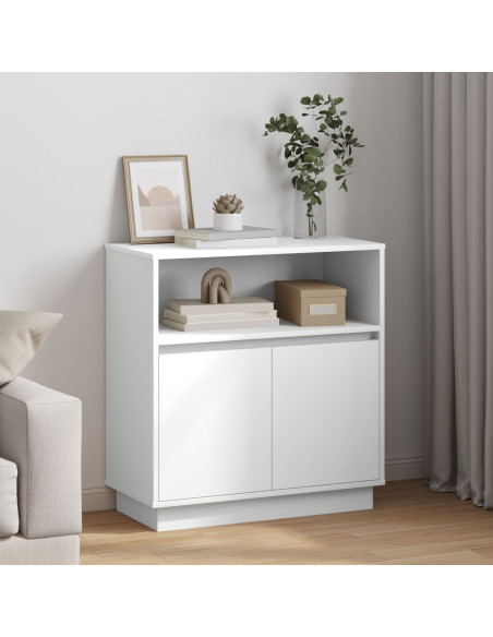 Madia LED Bianco 71 x 34,5 x 75 cm Legno multistrato