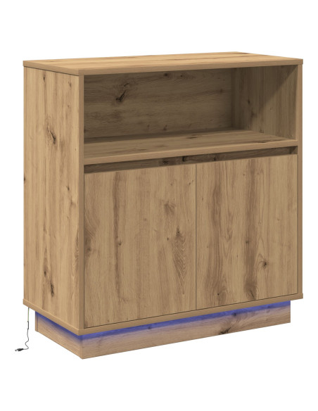 Madia LED Rovere artigianale 71 x 34,5 x 75 cm