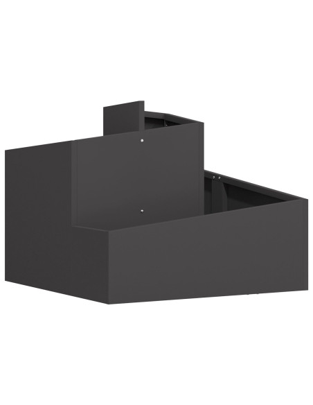Vaso in plastica Nero Polietilene ad alta densità Medio