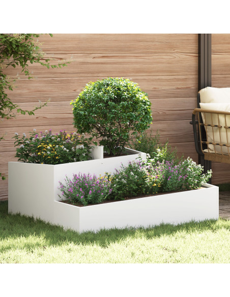 Vasi & Vasi Bianco Plastica Medio Intarsi Decorativi