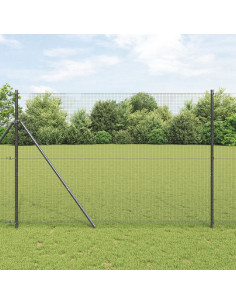 Recinzione in Rete Saldato Grigio 1.5 x 25 m