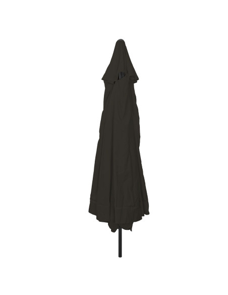 Ombrellone da Giardino  ø395x245 cm Nero