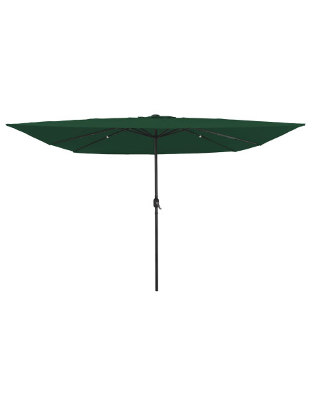 Ombrelloni e Teli Sole Verde Poliestere, Alluminio Grande