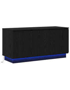 Mobile TV Rovere Nero 100 x 38 x 49 cm Legno multistrato