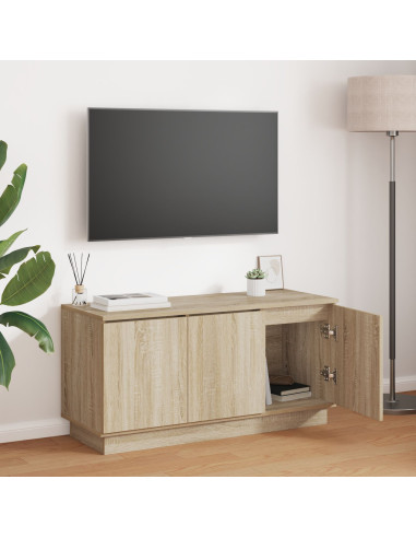 Mobile TV Rovere Sonoma 100 x 38 x 49 cm Legno multistrato