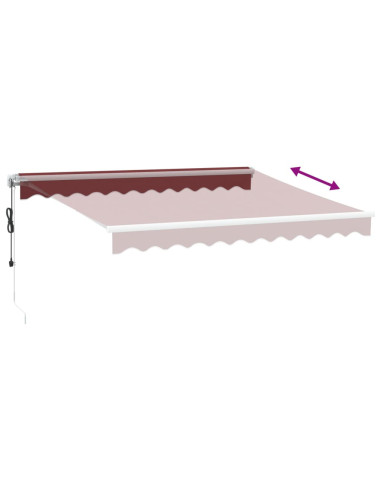 Tenda da Sole Retrattile Automatica Bordò 300x250 cm